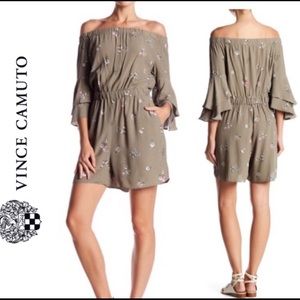 NWT Vince Camuto floral off the shoulder romper